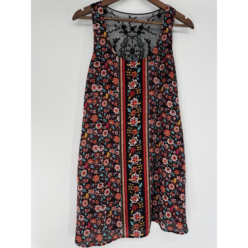 Love Reign S Lace Mini Floral Slip Dress‎ Lined Boho Bloomcore tomato girl